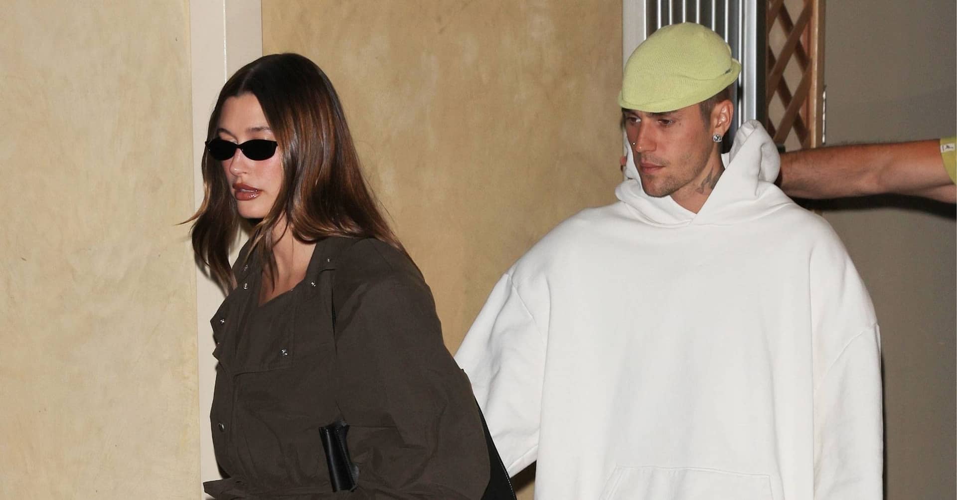 Hailey Bieber Wore In-Between Shoe Trend for Date Night