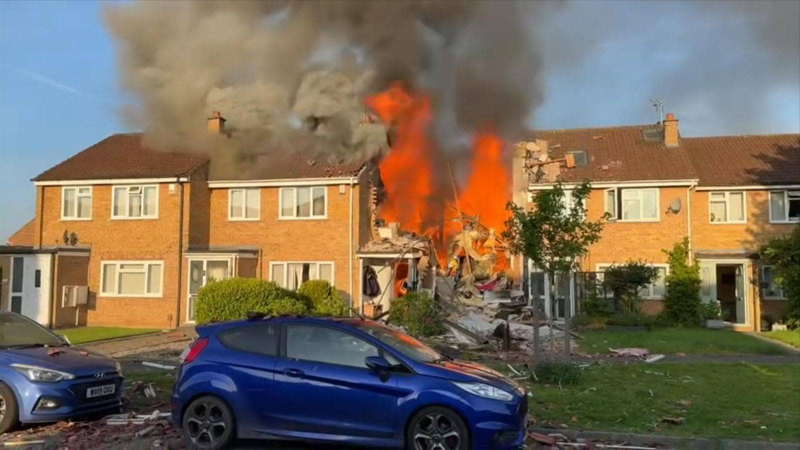 House destroyed after explosion in Yate