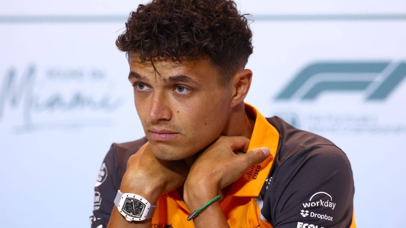 Lando Norris refuses to worry about Oscar Piastri's title lead