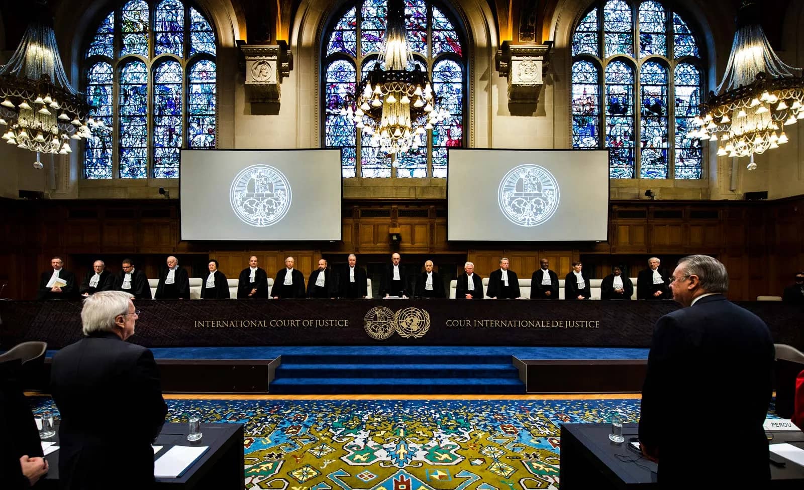 The ICJ settles legal disputes