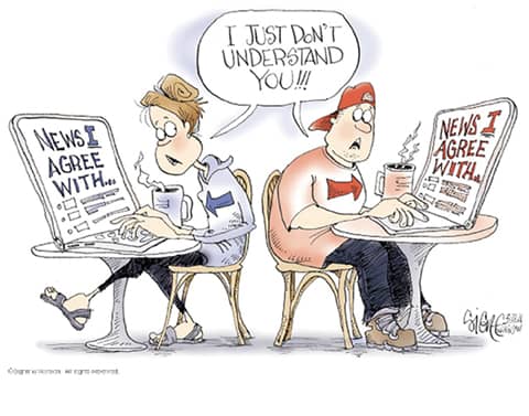 Media bias has become acceptable as it panders to an audience. 