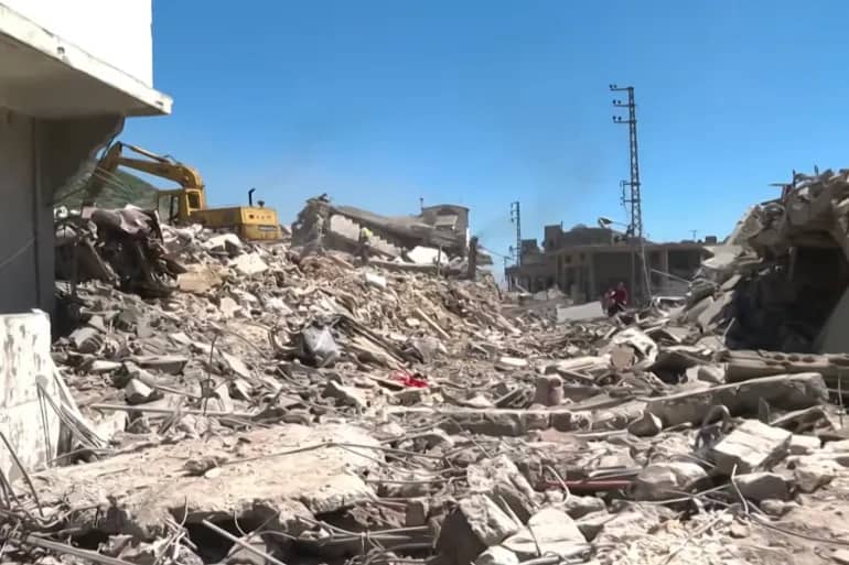 Israeli air strikes on eastern Lebanon village of Mashghara kill at least 12