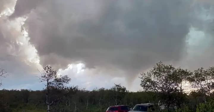 Tornadoes reported in Canada’s Prairies during humid heatwave