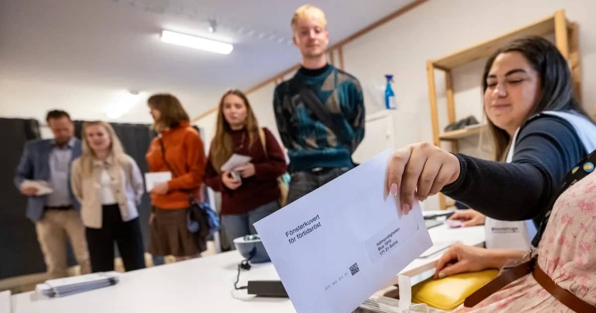 Centre-left opposition bloc leads in Swedish general election exit poll