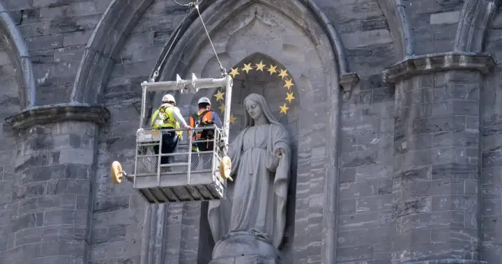 Scaffolding to be removed from Notre-Dame Basilica in Montreal