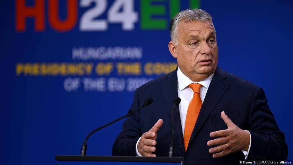 Hungary's Orban threatens to block EU sanctions on Russia