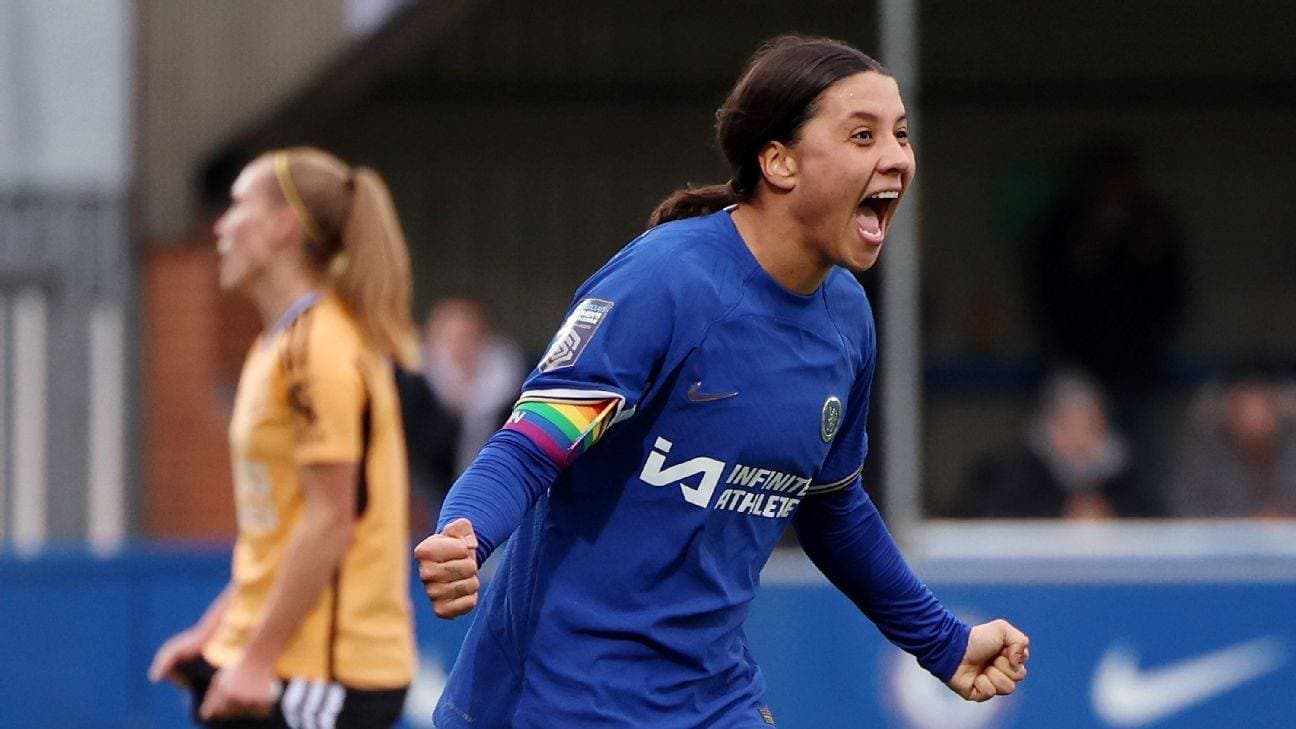 Chelsea coach unsure when Sam Kerr will return from injury
