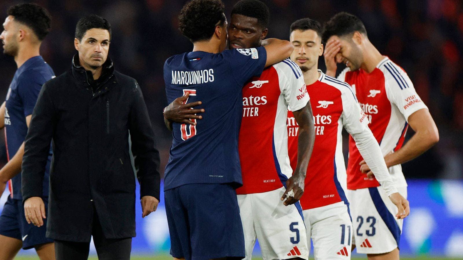 Arsenal knocked out of Champions League after 2-1 defeat to PSG in semi-final second leg