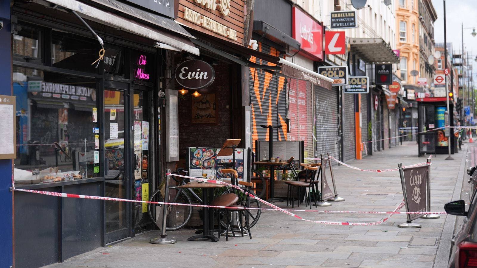 Nine-year-old girl shot in attempted assassination of rival gang members in Dalston, east London
