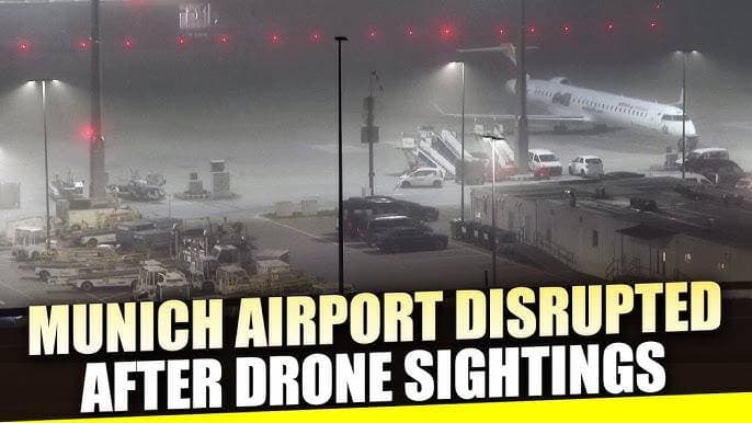 Drone sightings disrupt Munich airport