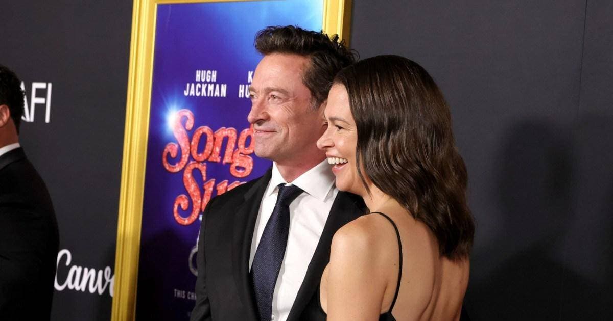 Hugh Jackman makes red carpet debut with girlfriend Sutton Foster after divorce