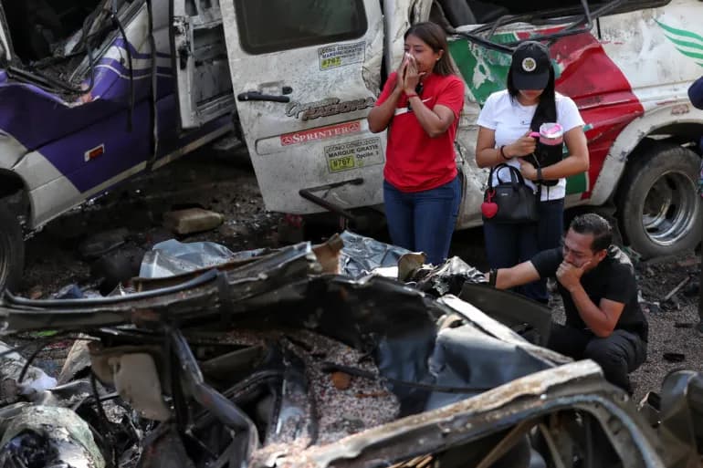 Twenty killed in Colombia highway bombing linked to narco-terrorists