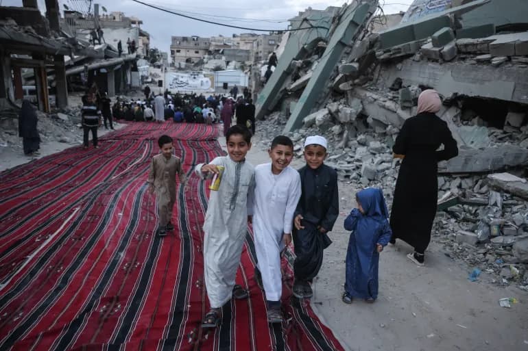 Eid celebrations in Gaza seen as a form of resistance after attacks