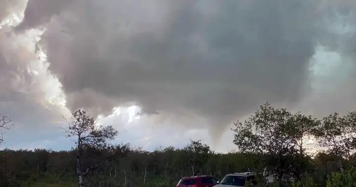 Tornadoes reported in Canada’s Prairies during humid heatwave