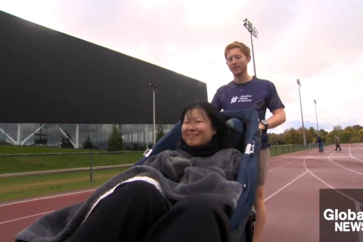 Montreal couple runs marathon together after ALS diagnosis