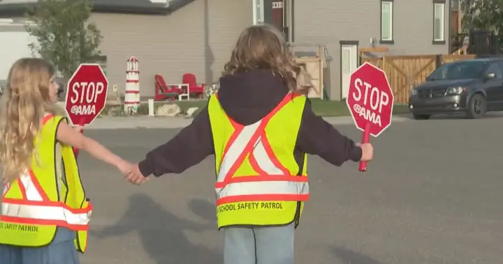 Alberta Motor Association student patrollers return to Lethbridge crosswalks