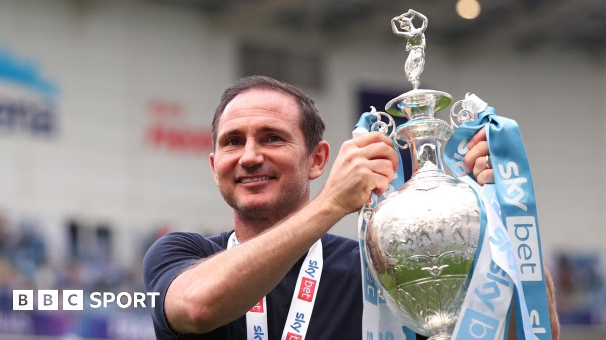 Frank Lampard awarded LMA manager of the year after guiding Coventry to Premier League