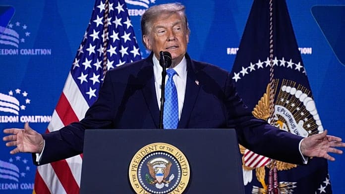 Trump threatens 100% tariffs on countries imposing digital service taxes Trump threatens 100% tariffs on countries imposing digital service taxes
