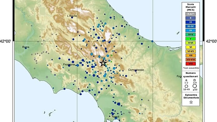Italy records magnitude 4.1 earthquake in Isernia province, no injuries reported Italy records magnitude 4.1 earthquake in Isernia province, no injuries reported