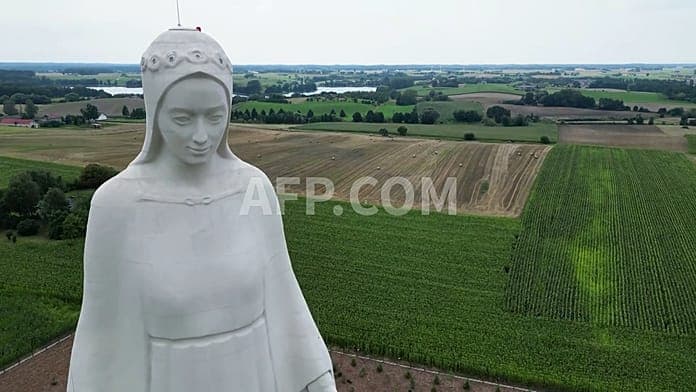 Polish village unveils tallest Marian statue in Europe, funded by Karkosik Polish village unveils tallest Marian statue in Europe, funded by Karkosik