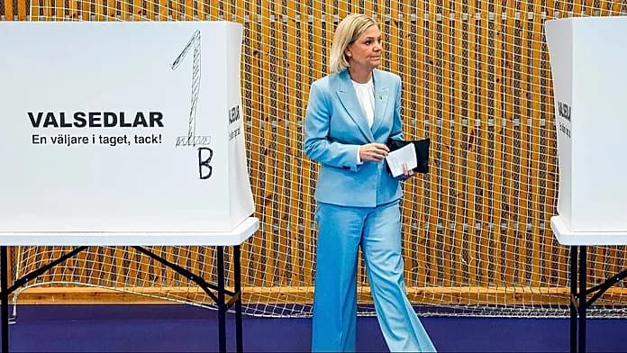 Sweden’s centre-left bloc leads parliamentary election with 27.8% vote