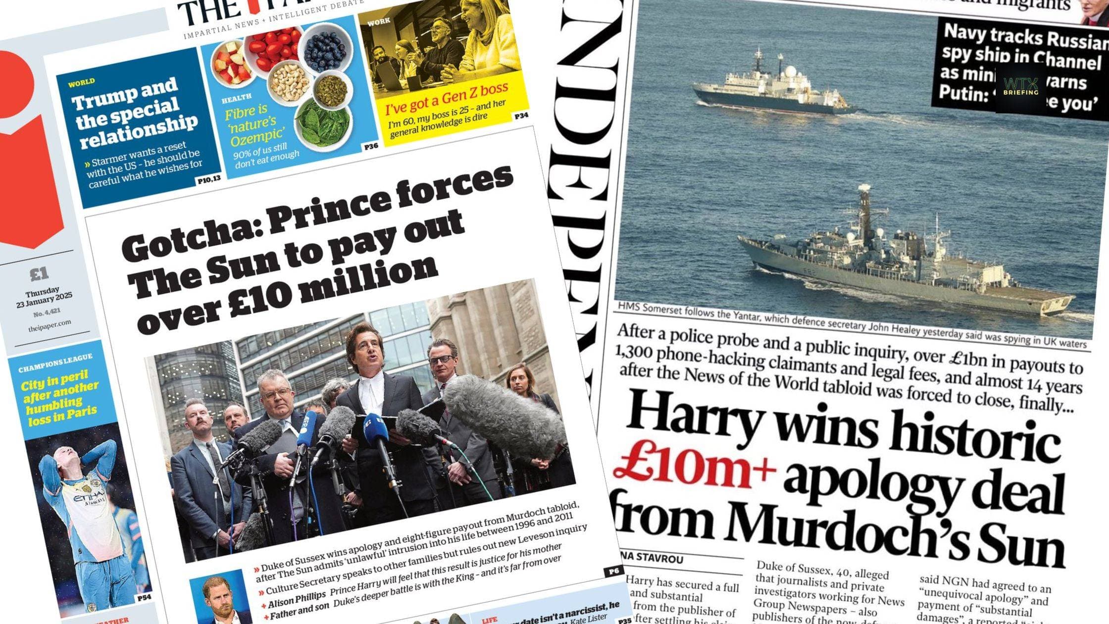 Trending – Prince Harry settles his case with the Sun. Historic victory or sell-out?