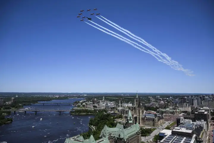 Canada commemorates U.S. Independence Day with military fly-past and celebrations
