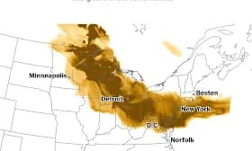 Canadian Wildfire Smoke Spreads Across Northeast and Great Lakes Regions Canadian Wildfire Smoke Spreads Across Northeast and Great Lakes Regions