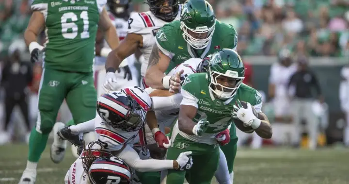 Roughriders defeat winless Redblacks 42-20 in commanding performance