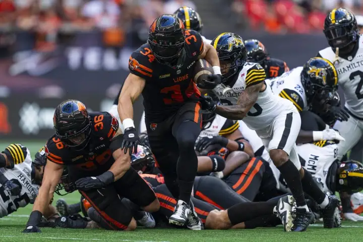 Horvath delivers strong performance for B.C. Lions in winning streak
