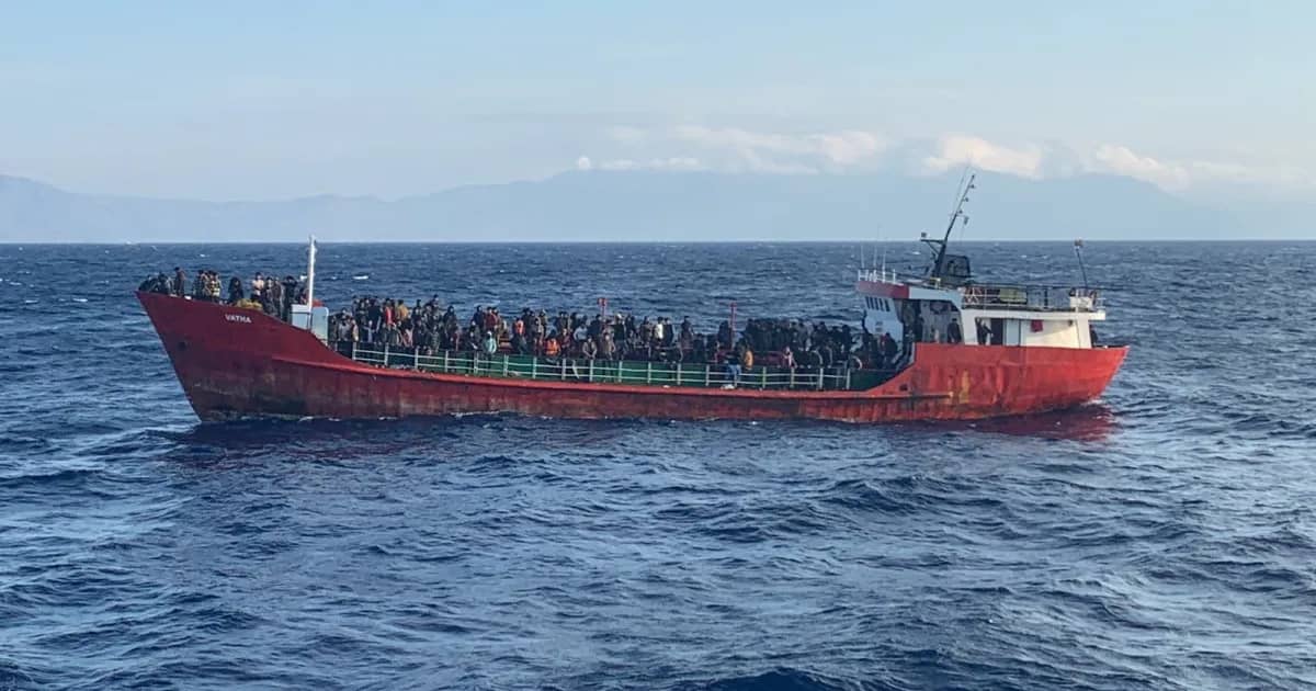One dead and 25 missing after migrant boat sinks off Greek island