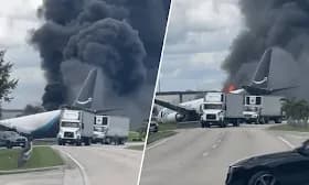 Amazon cargo plane crashes at Miami International Airport leaving five dead Amazon cargo plane crashes at Miami International Airport leaving five dead