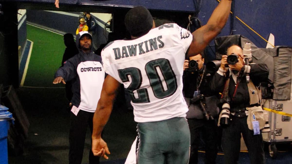NFL requests removal of video featuring Brian Dawkins from Homeland Security NFL requests removal of video featuring Brian Dawkins from Homeland Security