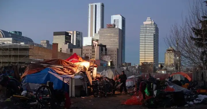 Debate over dedicated encampment sites for the homeless in Edmonton’s river valley Debate over dedicated encampment sites for the homeless in Edmonton’s river valley