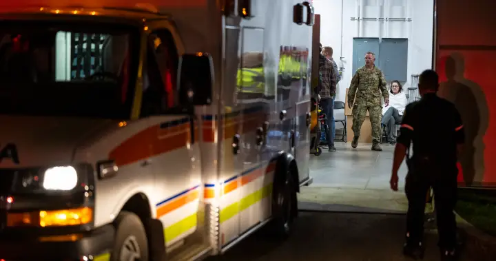 Canadians respond to explosion and fire at CFB Wainwright Canadians respond to explosion and fire at CFB Wainwright